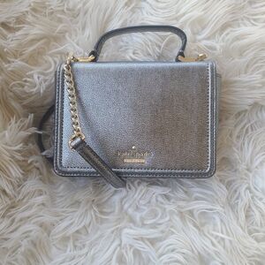 Kate Spade Patterson Drive Maisie Bag Pewter Crossbody- Excellent Condition